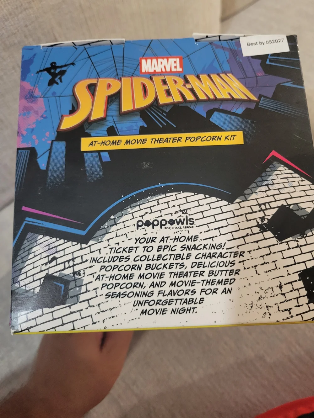 Marvel Spider-Man At-Home Movie Theater Popcorn Kit - Red